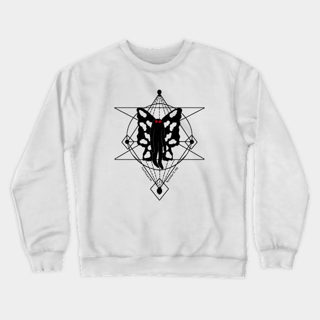 Mothman Legend Crewneck Sweatshirt by Pink_lil_Ghost